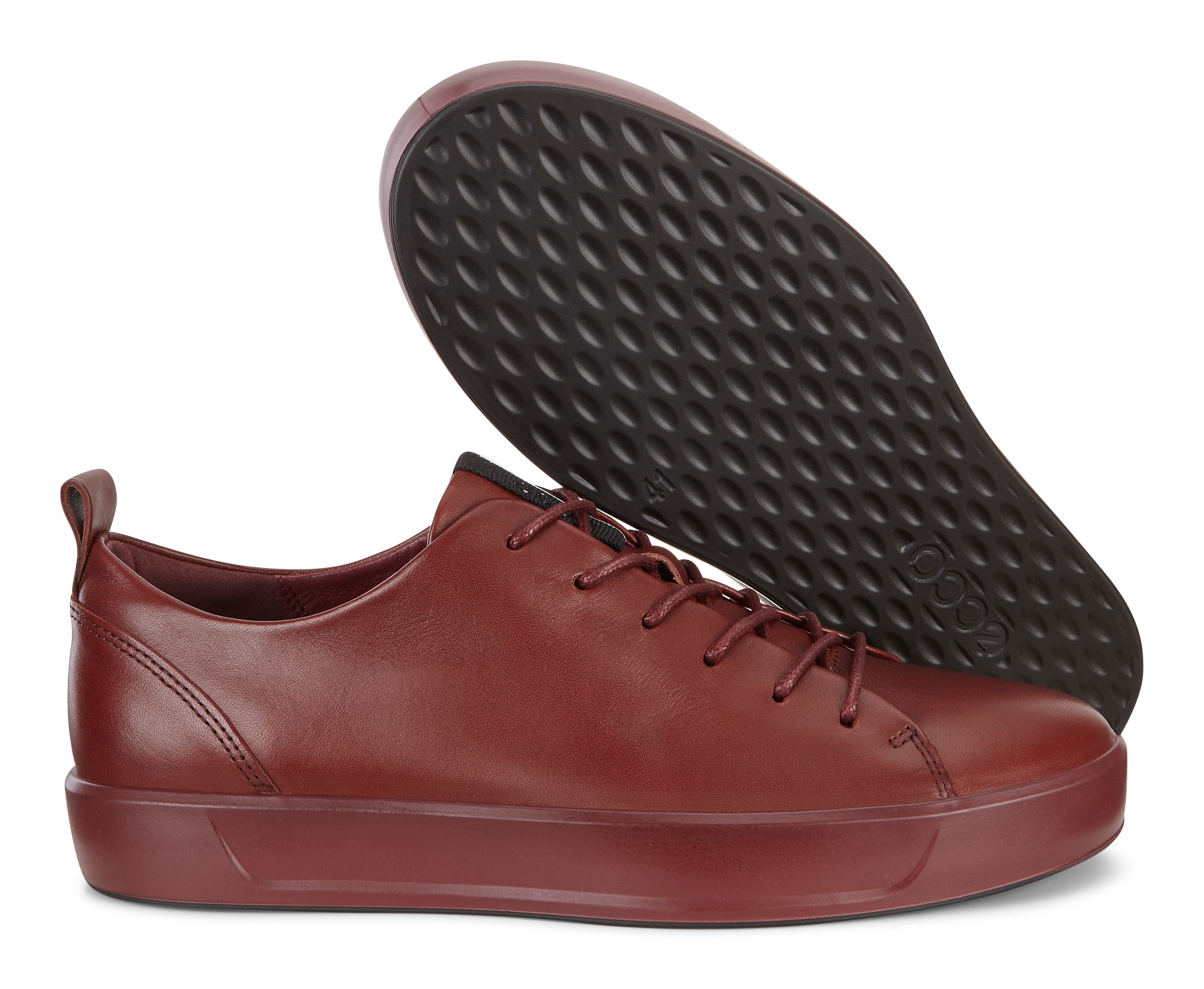 ecco soft 8 mens red