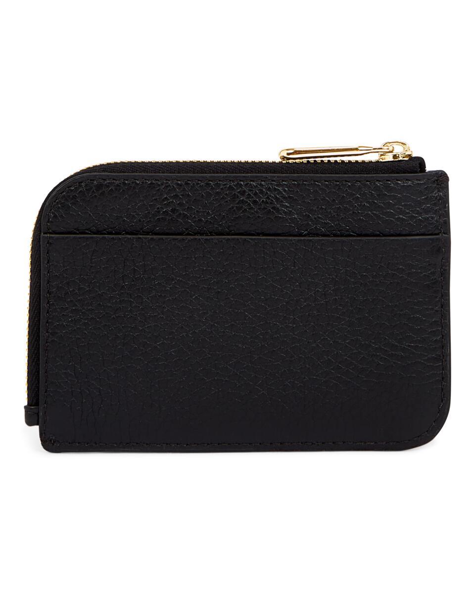 ECCO Card Case Zipped Pebbled Leather + colour